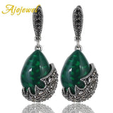 Water Drop Stone Earrings With Rhinestones Ladies Jewelry