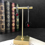 Punk Rock Spider Ear Stud Tassel Earrings