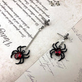 Punk Rock Spider Ear Stud Tassel Earrings