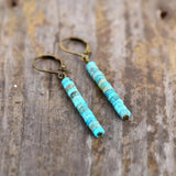 Natural Stone Vintage Earrings Bohemian Jewelry