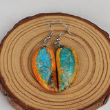 Reiki Natural Healing Stone Emperor Stone Earrings Mix Temperament