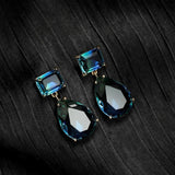 Green Tourmaline Drop Earrings for Women