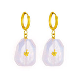 316L Stainless Steel Heart Turquoise Earrings For Women