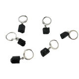 Stainless Steel Tourmaline Earrings Hoop Clip Gemstones Natural Tiny Hoops