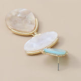 Summer Triple Stone Dangle Earrings