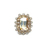 Weird Ring Big Sapphire Women Christmas Accessories Squid Game Jewelry