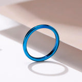Unisex 2mm Tungsten Rings Size 6-11 Christmas Jewelry