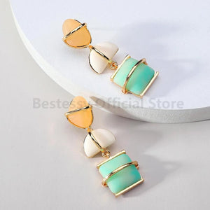 Natural Stone Earrings Pendants Euro American Jewelry For Women