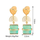 Natural Stone Earrings Pendants Euro American Jewelry For Women