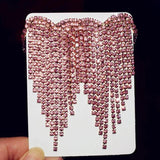Classic Heart Tassel Dangle Earrings For Women Jewelry Accessories
