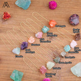 Crystal Women Earrings Raw Gemstone Dangle Earrings Healing Stone Drop Jewelry