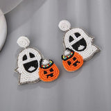 Bohemia Handwoven Rice Bead Earrings
