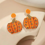Bohemia Handwoven Rice Bead Earrings