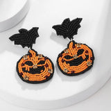 Bohemia Handwoven Rice Bead Earrings
