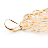 Drop Earrings Copper Shell Natural Stone Statement Earrings For Women