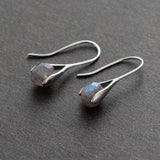 Labrodorite Faceted Gemstone Earrings for Women