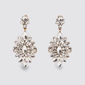 Crystal Gem Stone Dangle Earrings for Women
