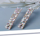 Crystal Gem Stone Dangle Earrings for Women