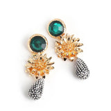 Crystal Gem Stone Dangle Earrings for Women