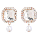 Rhinestone Drop Dangle Earrings Statement Jewelry Accessory