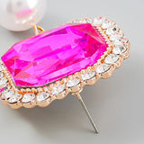 Rhinestone Drop Dangle Earrings Statement Jewelry Accessory