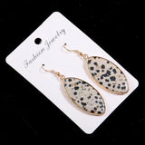 Labradorite Stone Earrings for Women Jewelry 20x45mm