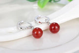 925 Silver Moonlight Stone Water Drop Earrings for Women