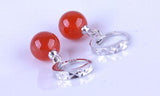 925 Silver Moonlight Stone Water Drop Earrings for Women