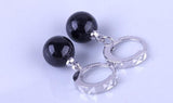 925 Silver Moonlight Stone Water Drop Earrings for Women