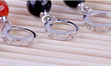 925 Silver Moonlight Stone Water Drop Earrings for Women