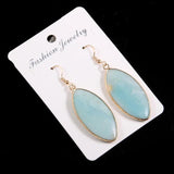 Amazonite Dangle Earrings for Women - 3 Colors