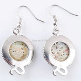 Abalone Shell Dragonfly Dangle Earrings For Women
