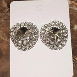 Rhinestone Gems Dangle Earrings Party Statement Earrings Hot
