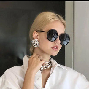 Rhinestone Gems Dangle Earrings Party Statement Earrings Hot