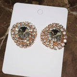 Rhinestone Gems Dangle Earrings Party Statement Earrings Hot