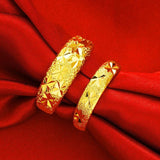 OMHXFC Vintage Stars Resizable 24KT Real Ring