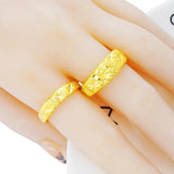 OMHXFC Vintage Stars Resizable 24KT Real Ring