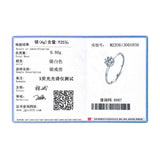 925 Sterling Silver CZ Finger Ring for Women Wedding Gift