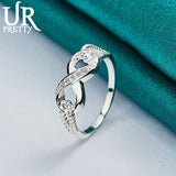925 Sterling Silver Zircon Ring for Women Wedding Jewelry