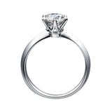 925 Silver CZ Engagement Wedding Rings for Women 1CT/2CT/3CT Bridal Jewelry