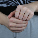925 Sterling Silver Women Chain Rings