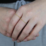 925 Sterling Silver Women Chain Rings