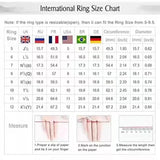 Three Rows Diamond 18K Non Fading Men's Ring Women's Zircon Jewelry