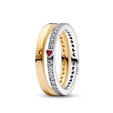 925 Silver Eternal Symbol Flower Knot My Love Ring for Women
