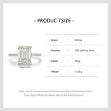 925 Silver Pagoda-Cut Zirconia Ring for Women