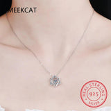 Star Of David 3ct Moissanite Necklace Pendant For Women