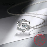 Star Of David 3ct Moissanite Necklace Pendant For Women
