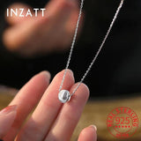 925 Silver Brushed Round Beads Pendant Necklace for Women