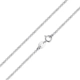 925 Silver Chain Lobster Clasp Adjustable Necklace Women Girl Pendant Charm