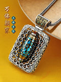 10K Buddha Chaozong Turquoise Sky Ball Pendant